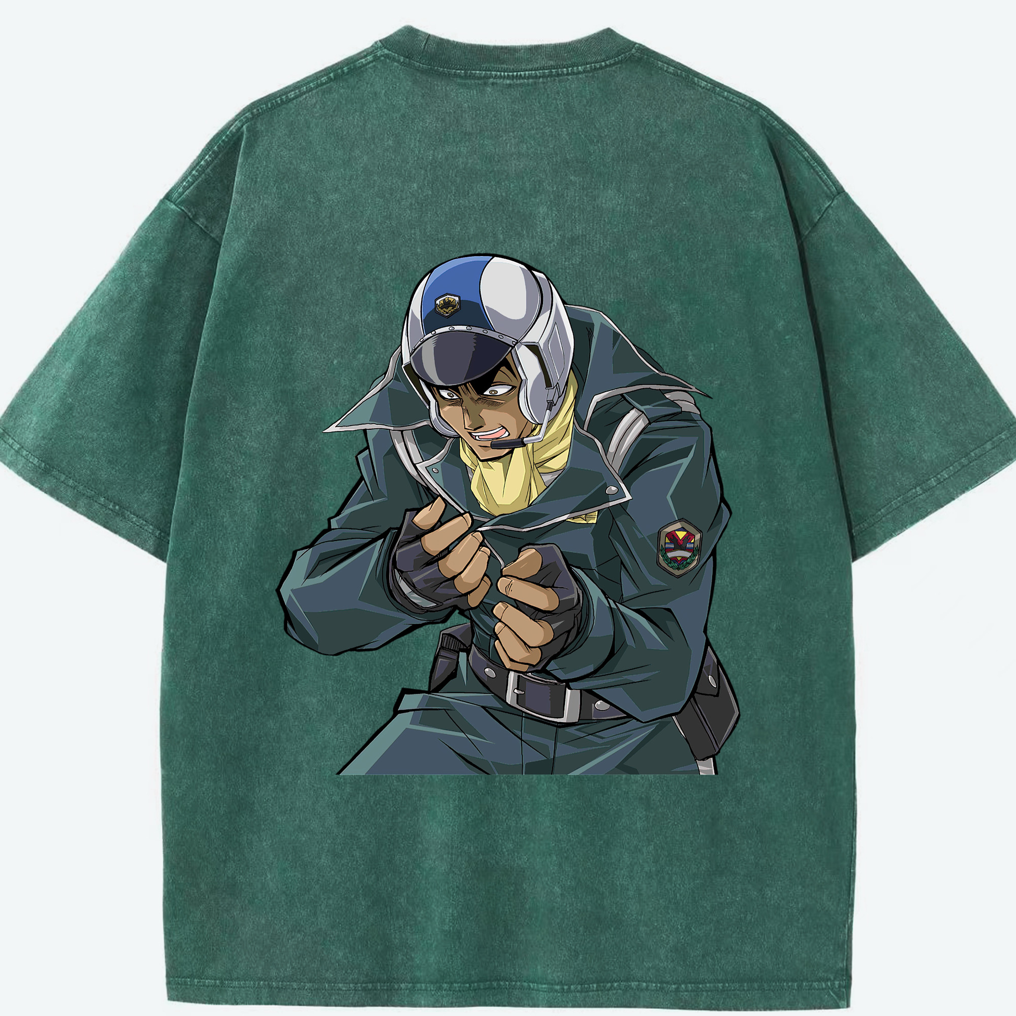 （画像用） 遊☆戯☆王 Yu-Gi-Oh! 綿100% ヴィンテージ風 半袖Tシャツ（背面プリント）